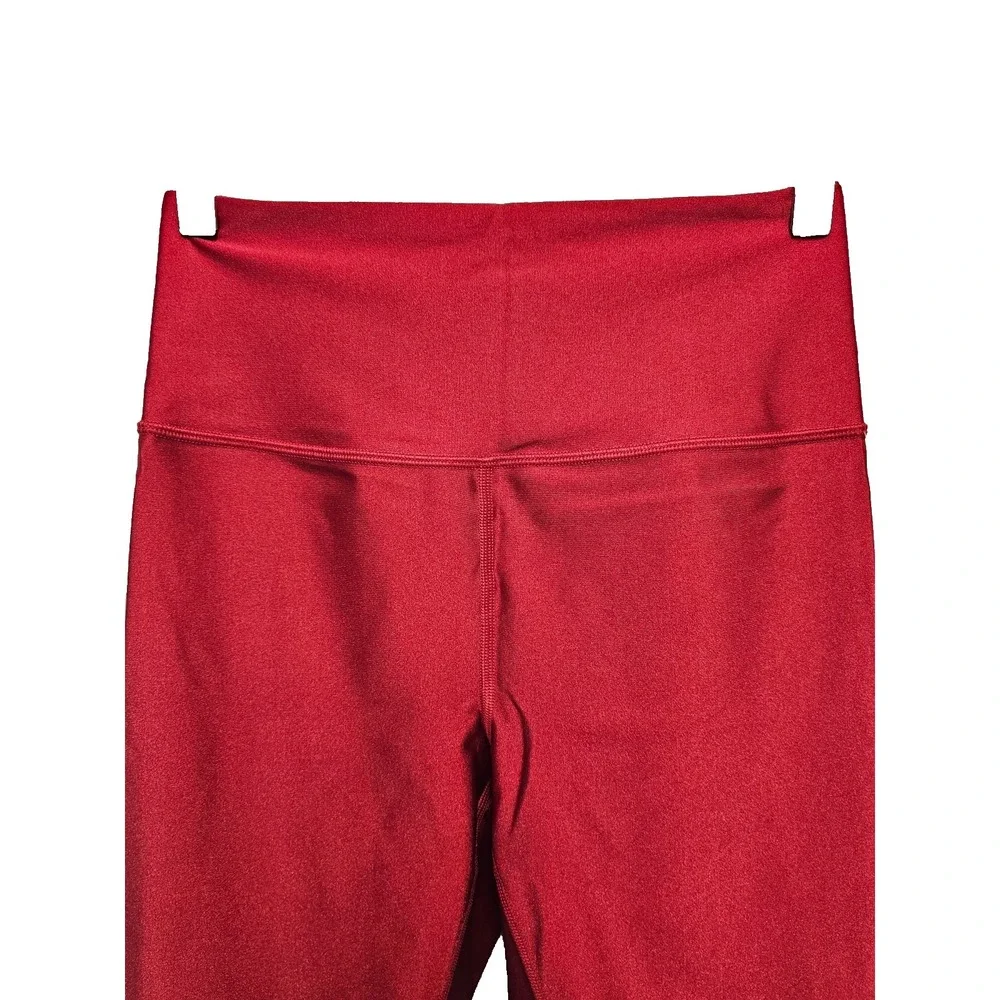 New with tags Athleta Elation Sheen Tight Legging Lustre Sz XS 7/8 Poches Red